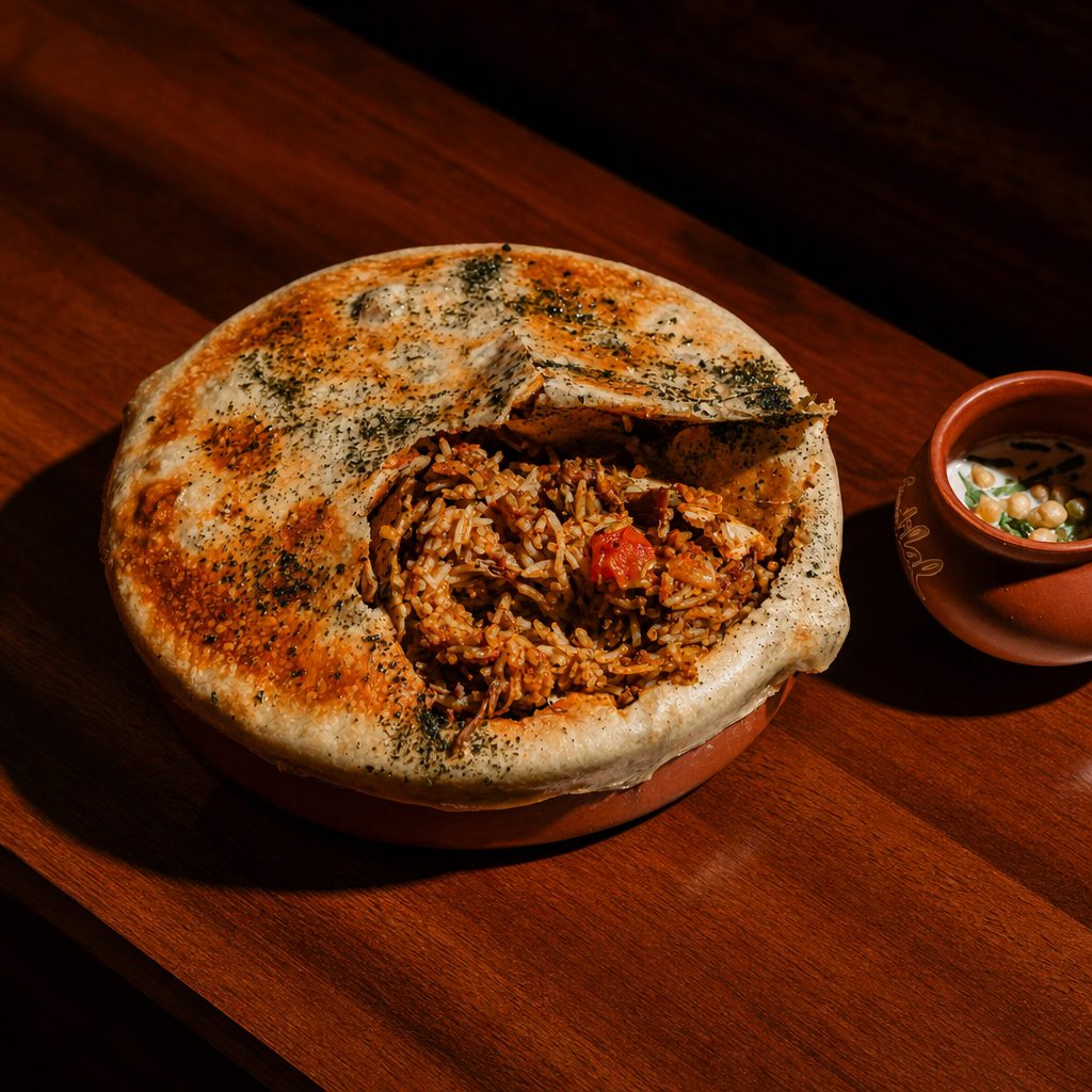 HANDI LAMB BIRIYANI.