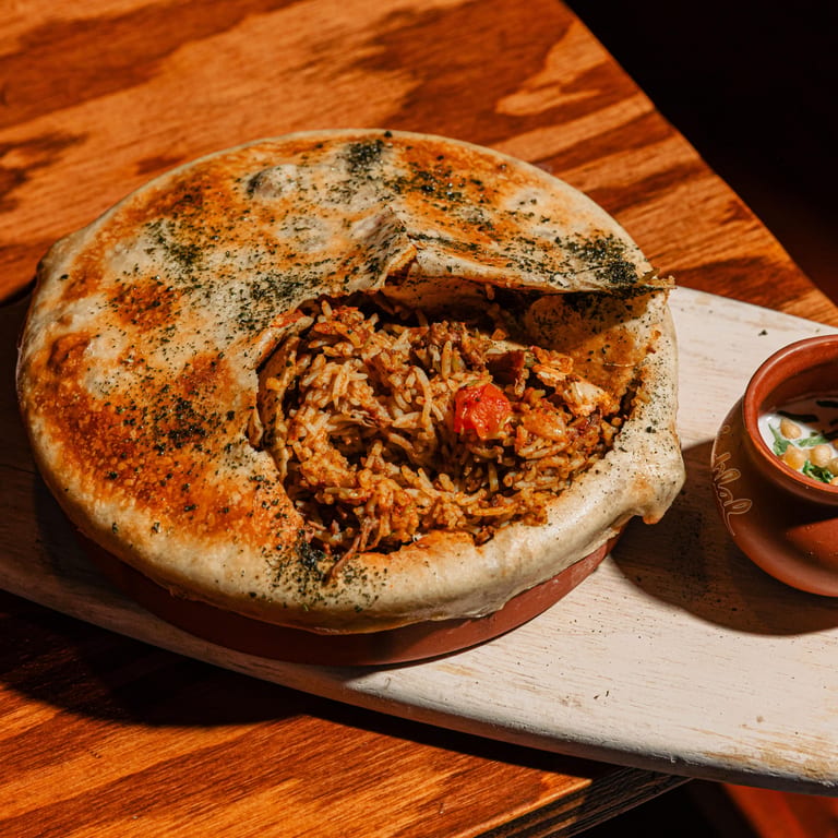 Delicious Garlic Naan Awaits